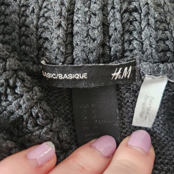 Cozy Heather Gray Cowl Neck Sweater - Picture 4 of 4